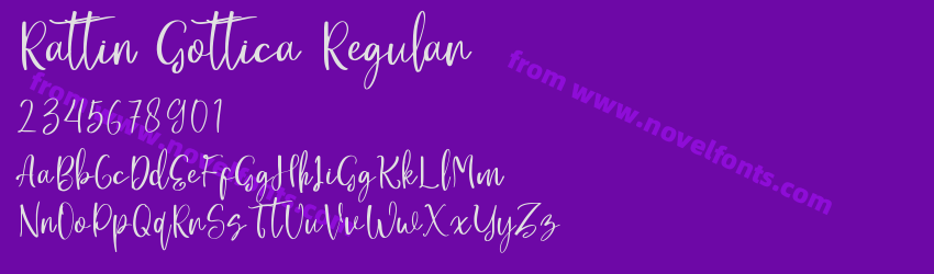 Rattin Gottica RegularPreview Rattin Gottica RegularPreview