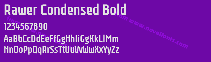 Rawer Condensed BoldPreview Rawer Condensed BoldPreview