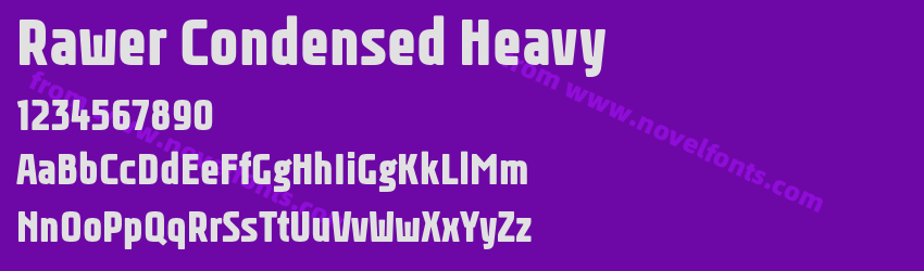 Rawer Condensed HeavyPreview Rawer Condensed HeavyPreview