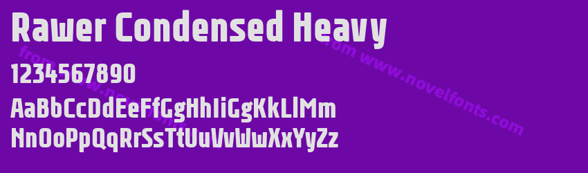 Rawer Condensed HeavyPreview Rawer Condensed HeavyPreview