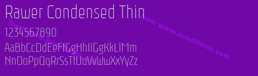 Rawer Condensed ThinPreview Rawer Condensed ThinPreview