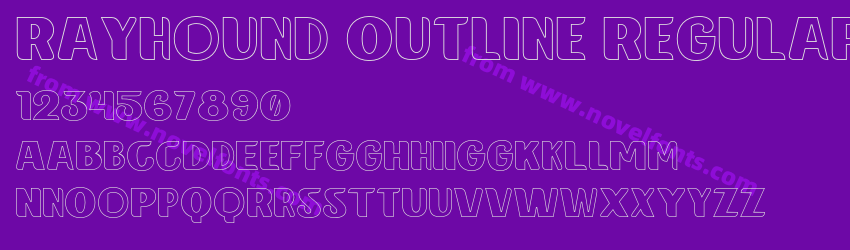 Rayhound Outline RegularPreview Rayhound Outline RegularPreview