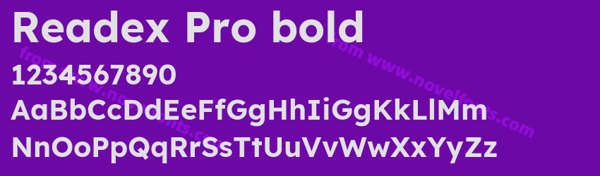 Readex Pro boldPreview Readex Pro boldPreview