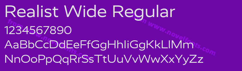Realist Wide RegularPreview Realist Wide RegularPreview