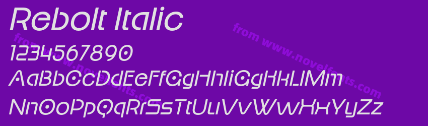 Rebolt ItalicPreview Rebolt ItalicPreview