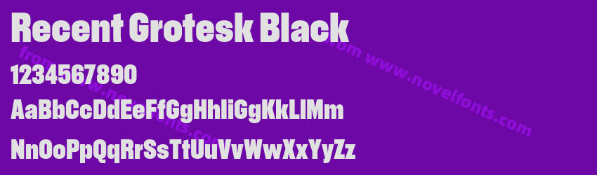 Recent Grotesk BlackPreview Recent Grotesk BlackPreview