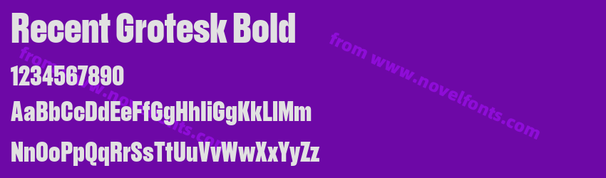 Recent Grotesk BoldPreview Recent Grotesk BoldPreview