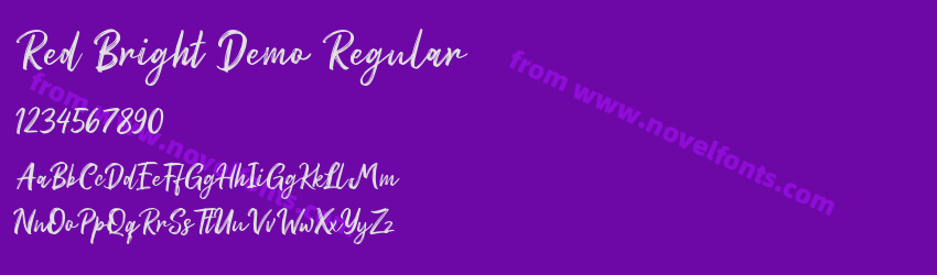 Red Bright Demo RegularPreview Red Bright Demo RegularPreview
