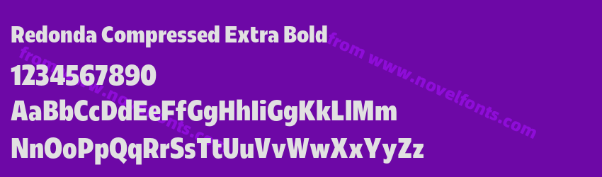 Redonda Compressed Extra BoldPreview Redonda Compressed Extra BoldPreview