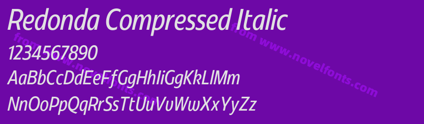 Redonda Compressed ItalicPreview Redonda Compressed ItalicPreview