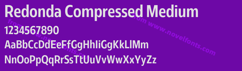 Redonda Compressed MediumPreview Redonda Compressed MediumPreview