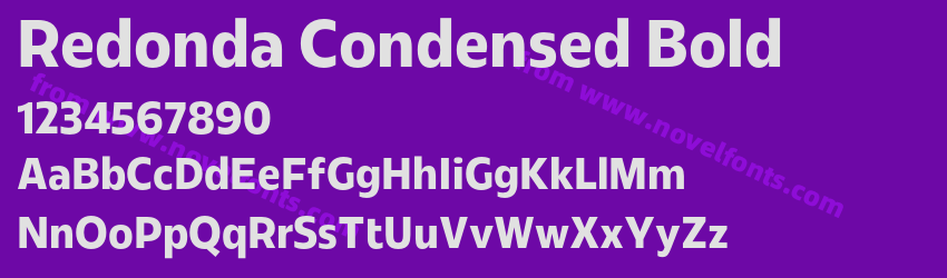 Redonda Condensed BoldPreview Redonda Condensed BoldPreview