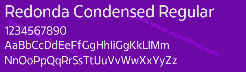 Redonda Condensed RegularPreview Redonda Condensed RegularPreview