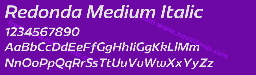 Redonda Medium ItalicPreview Redonda Medium ItalicPreview