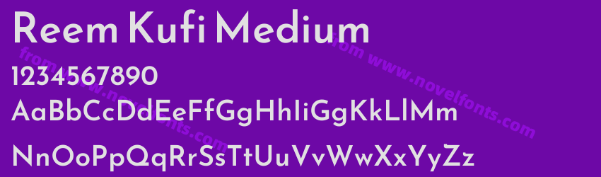 Reem Kufi MediumPreview Reem Kufi MediumPreview
