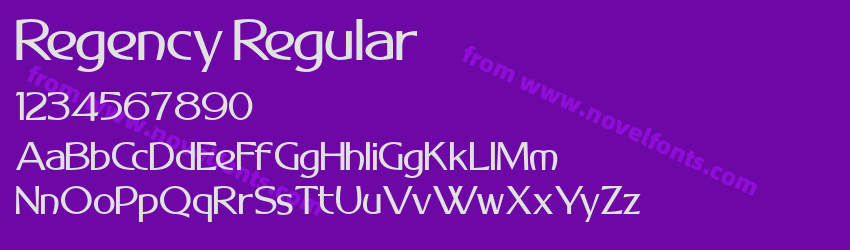 Regency RegularPreview Regency RegularPreview