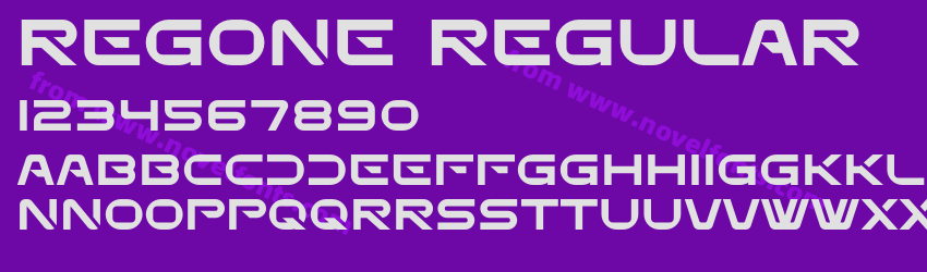 Regone RegularPreview Regone RegularPreview