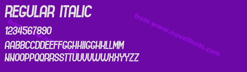 Regular ItalicPreview Regular ItalicPreview
