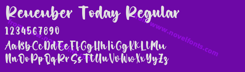 Remember Today RegularPreview Remember Today RegularPreview