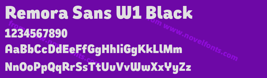 Remora Sans W1 BlackPreview Remora Sans W1 BlackPreview