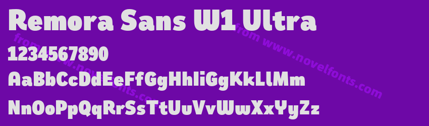Remora Sans W1 UltraPreview Remora Sans W1 UltraPreview