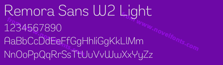 Remora Sans W2 LightPreview Remora Sans W2 LightPreview