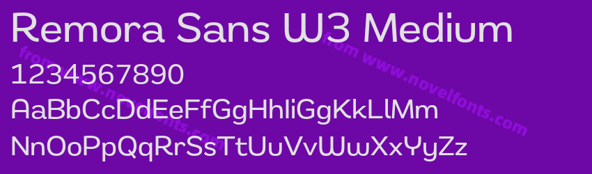 Remora Sans W3 MediumPreview Remora Sans W3 MediumPreview