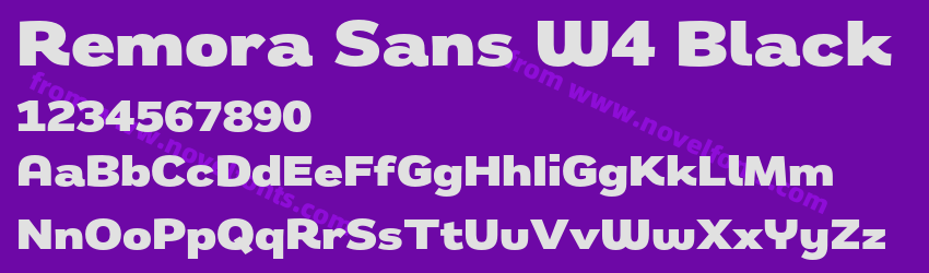 Remora Sans W4 BlackPreview Remora Sans W4 BlackPreview