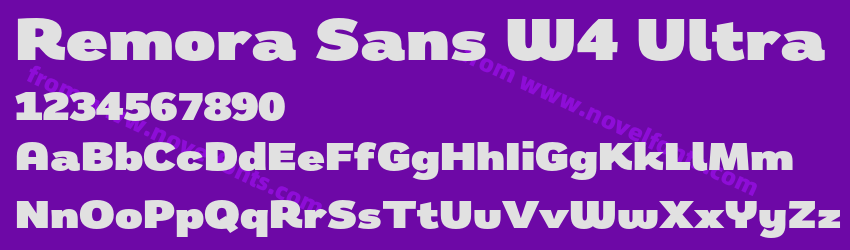 Remora Sans W4 UltraPreview Remora Sans W4 UltraPreview