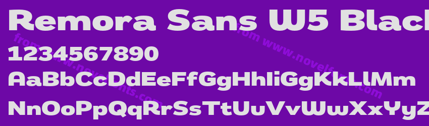 Remora Sans W5 BlackPreview Remora Sans W5 BlackPreview