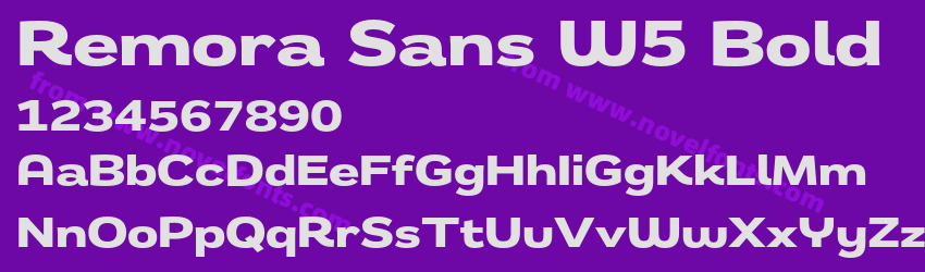 Remora Sans W5 BoldPreview Remora Sans W5 BoldPreview