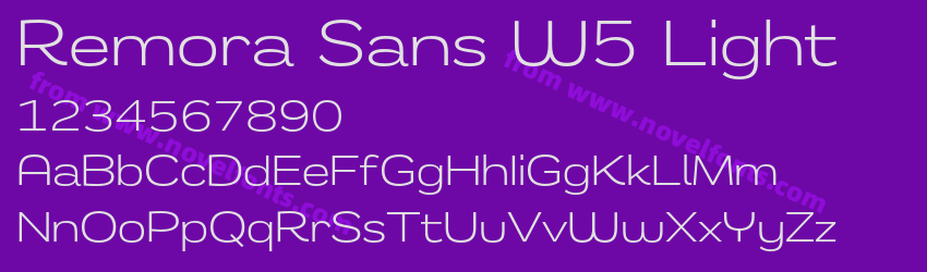Remora Sans W5 LightPreview Remora Sans W5 LightPreview
