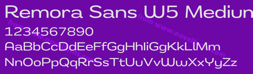 Remora Sans W5 MediumPreview Remora Sans W5 MediumPreview