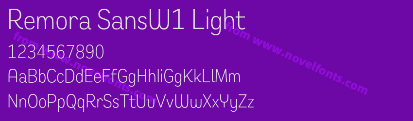 Remora SansW1 LightPreview Remora SansW1 LightPreview