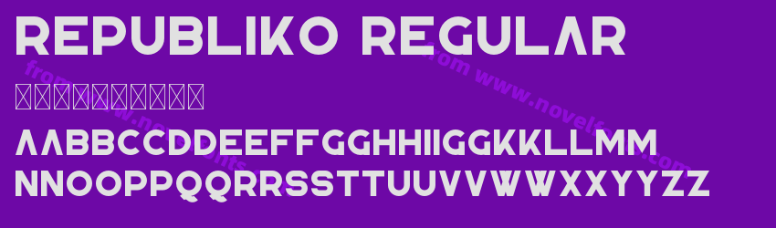 Republiko RegularPreview Republiko RegularPreview