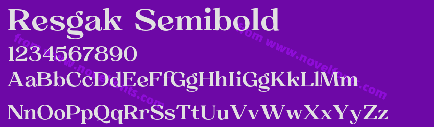 Resgak SemiboldPreview Resgak SemiboldPreview