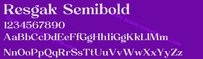 Resgak SemiboldPreview Resgak SemiboldPreview