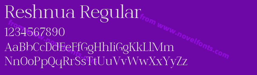 Reshnua RegularPreview Reshnua RegularPreview