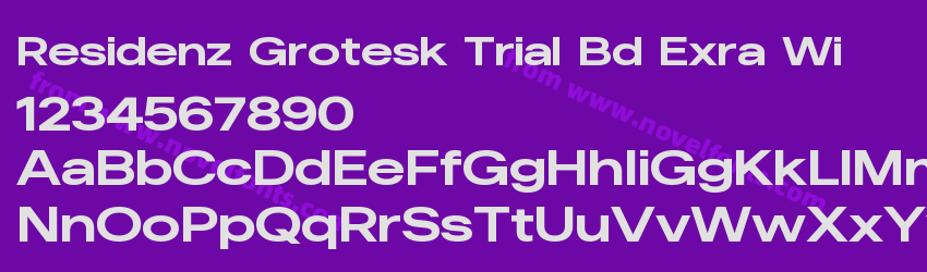 Residenz Grotesk Trial Bd Exra WiPreview Residenz Grotesk Trial Bd Exra WiPreview