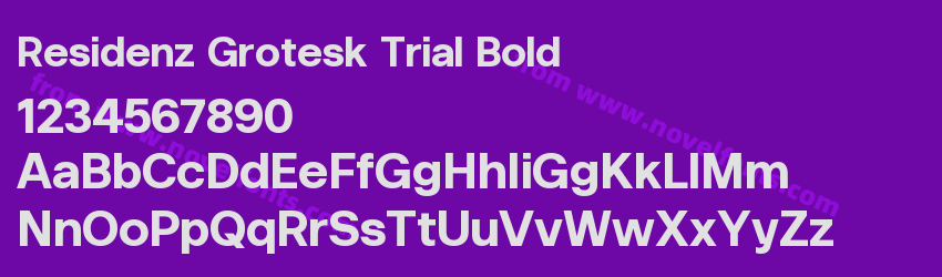 Residenz Grotesk Trial BoldPreview Residenz Grotesk Trial BoldPreview