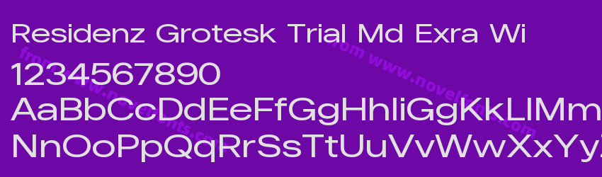 Residenz Grotesk Trial Md Exra WiPreview Residenz Grotesk Trial Md Exra WiPreview