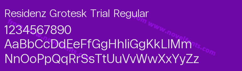 Residenz Grotesk Trial RegularPreview Residenz Grotesk Trial RegularPreview