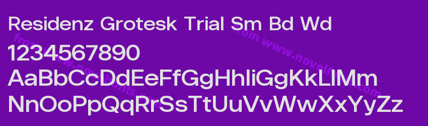 Residenz Grotesk Trial Sm Bd WdPreview Residenz Grotesk Trial Sm Bd WdPreview