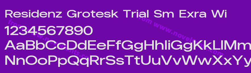 Residenz Grotesk Trial Sm Exra WiPreview Residenz Grotesk Trial Sm Exra WiPreview