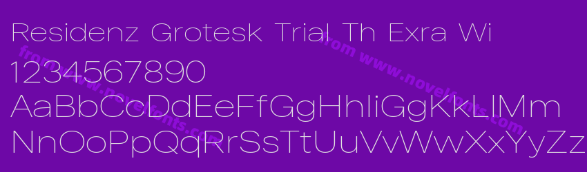 Residenz Grotesk Trial Th Exra WiPreview Residenz Grotesk Trial Th Exra WiPreview