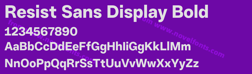 Resist Sans Display BoldPreview Resist Sans Display BoldPreview