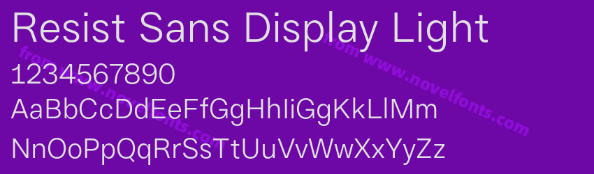 Resist Sans Display LightPreview Resist Sans Display LightPreview