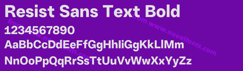 Resist Sans Text BoldPreview Resist Sans Text BoldPreview
