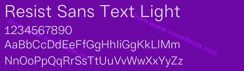 Resist Sans Text LightPreview Resist Sans Text LightPreview