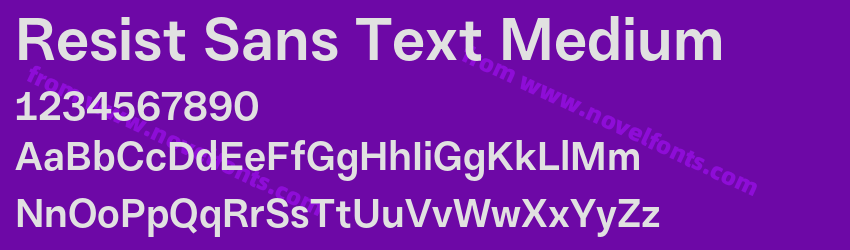 Resist Sans Text MediumPreview Resist Sans Text MediumPreview